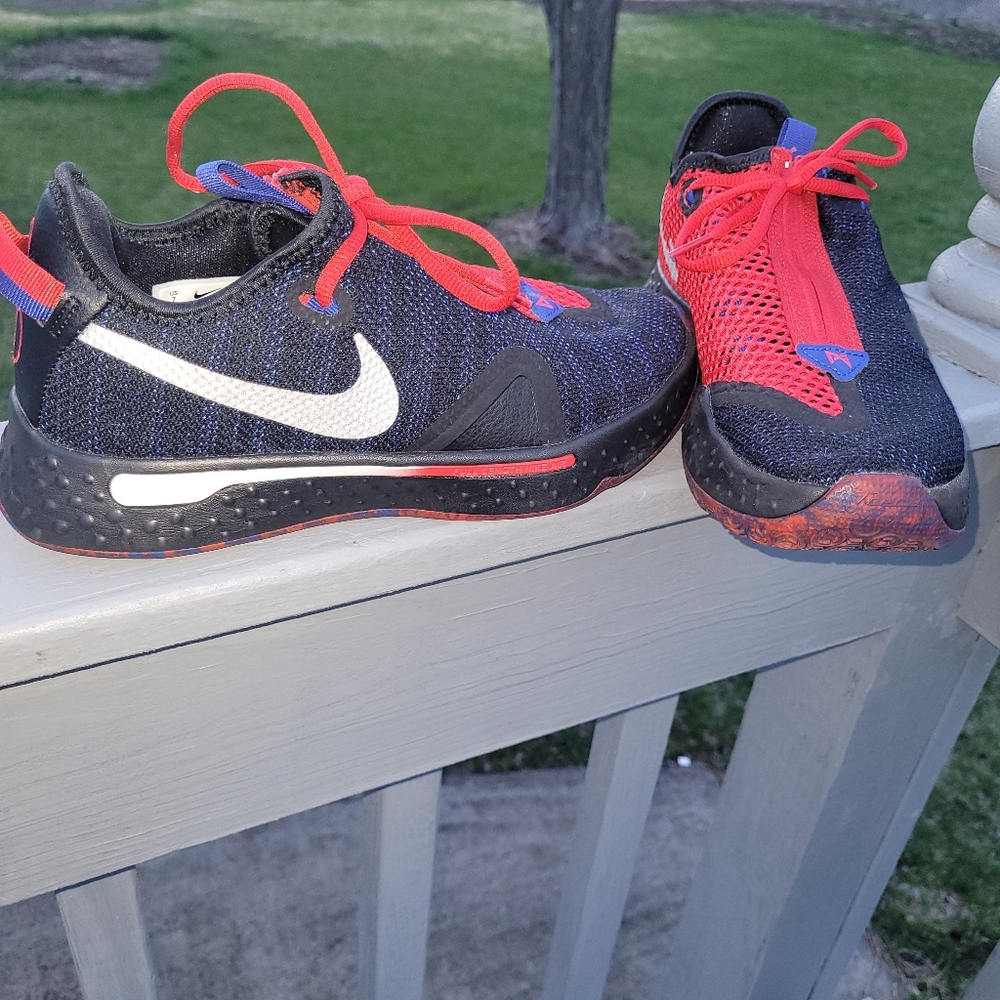 Nike PG4 Clippers Red And Black Men's Sneakets